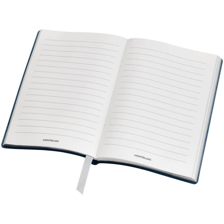 Montblanc blocco note notebook 148 a righe Indigo ( indaco ) cancelleria di lusso 118037 - Gioielleria Capodagli