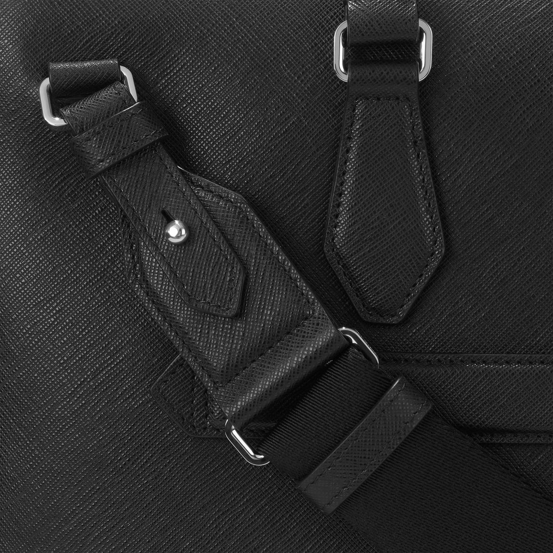 Montblanc medium document bag Montblanc Sartorial black 130271 - Capodagli 1937