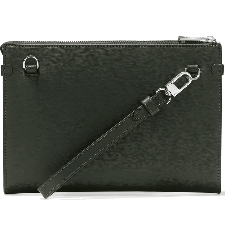 Montblanc borsello clutch Meisterstück 4810 Deep Forest verde 129241 - Capodagli 1937