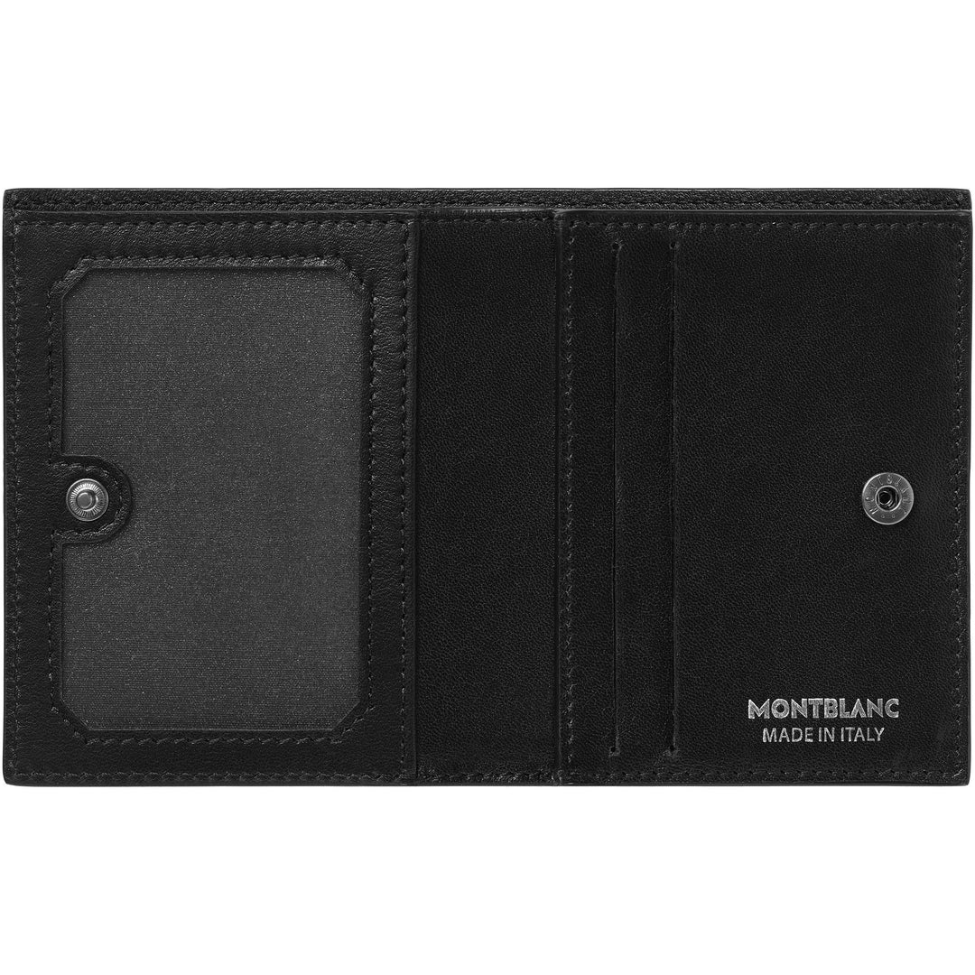 Montblanc business card holder with compartment for banknotes Montblanc M_Gram 4810 black 128641 - Capodagli 1937
