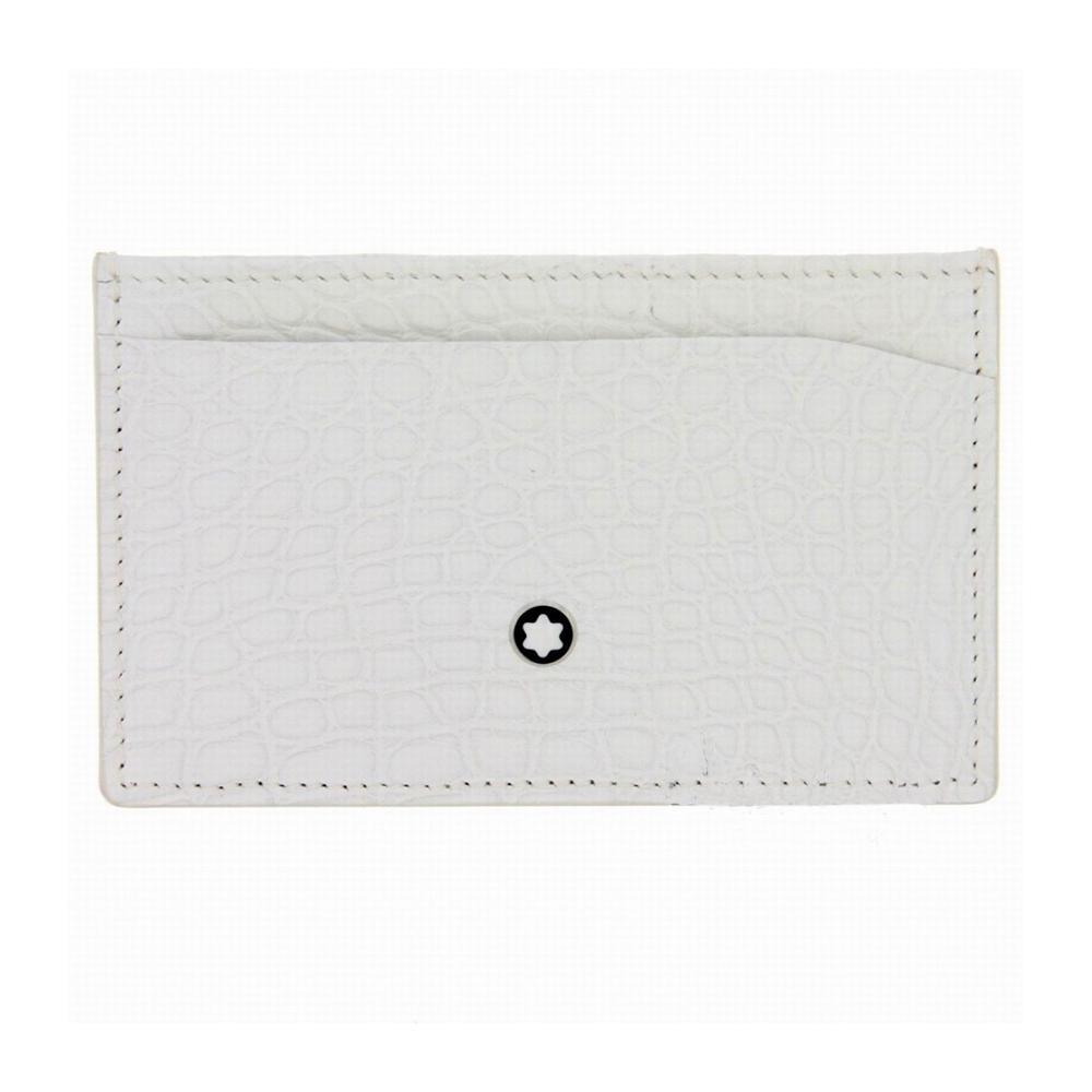 Montblanc porta carte di credito 2cc Meisterstuck bianco 113722 - Gioielleria Capodagli