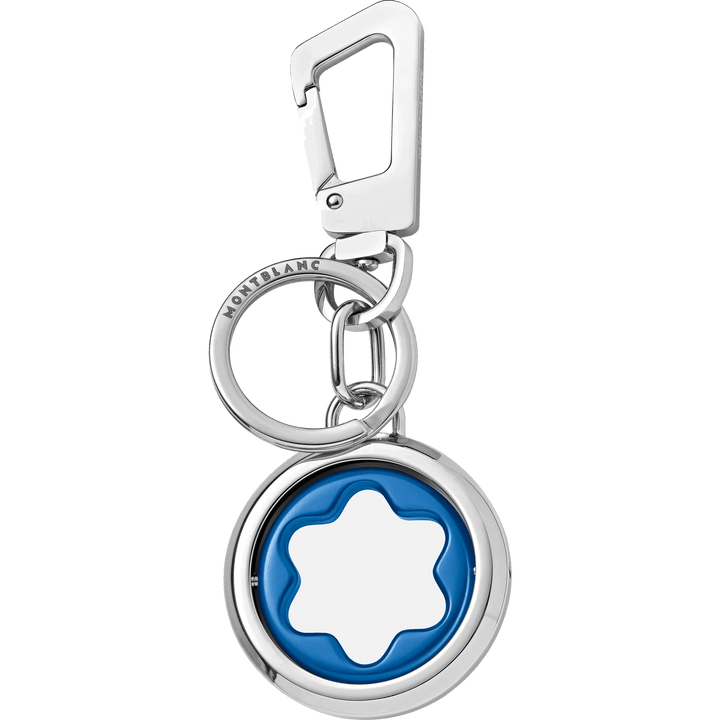 Porte-clés Montblanc avec emblème rotatif Meisterstück bleu 128743 - Capodagli 1937