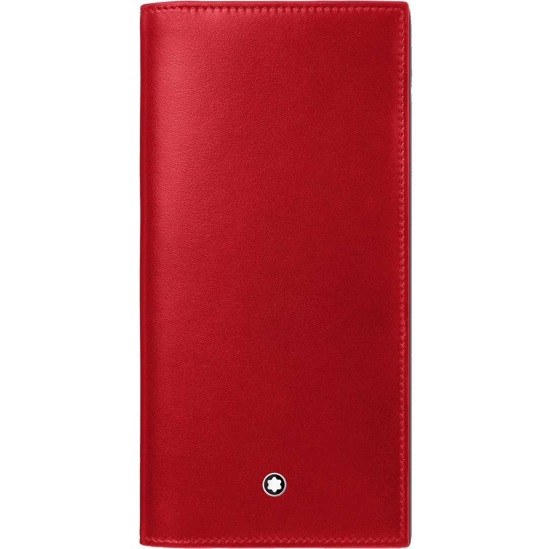 Montblanc Meisterstück long wallet 15 compartments black/red 129682 - Capodagli 1937