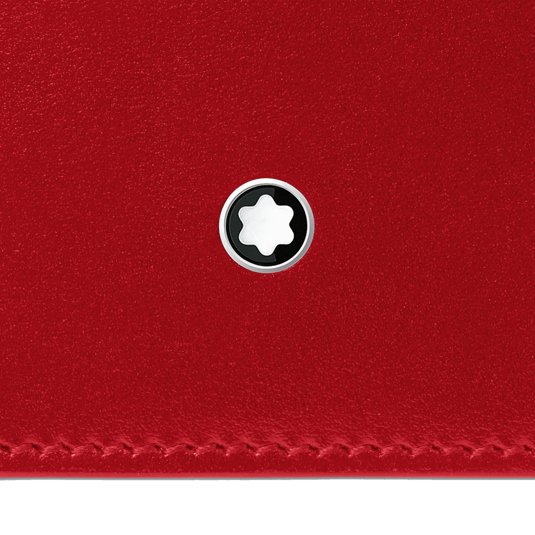 Montblanc Meisterstück long wallet 15 compartments black/red 129682 - Capodagli 1937