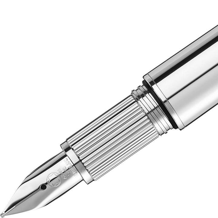 Montblanc stilografica StarWalker acciaio punta F 118874 - Gioielleria Capodagli