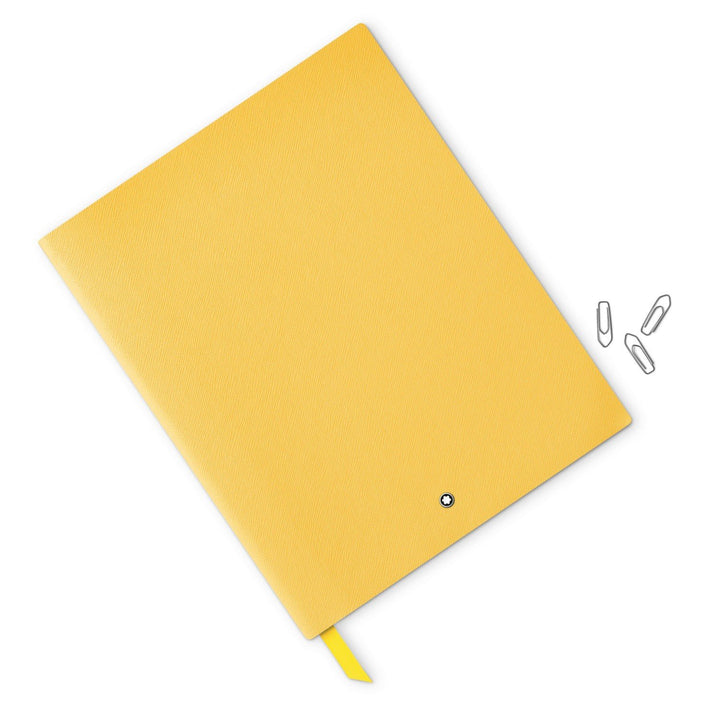 Montblanc taccuino blocco note 149 a righe giallo senape 125881 - Gioielleria Capodagli