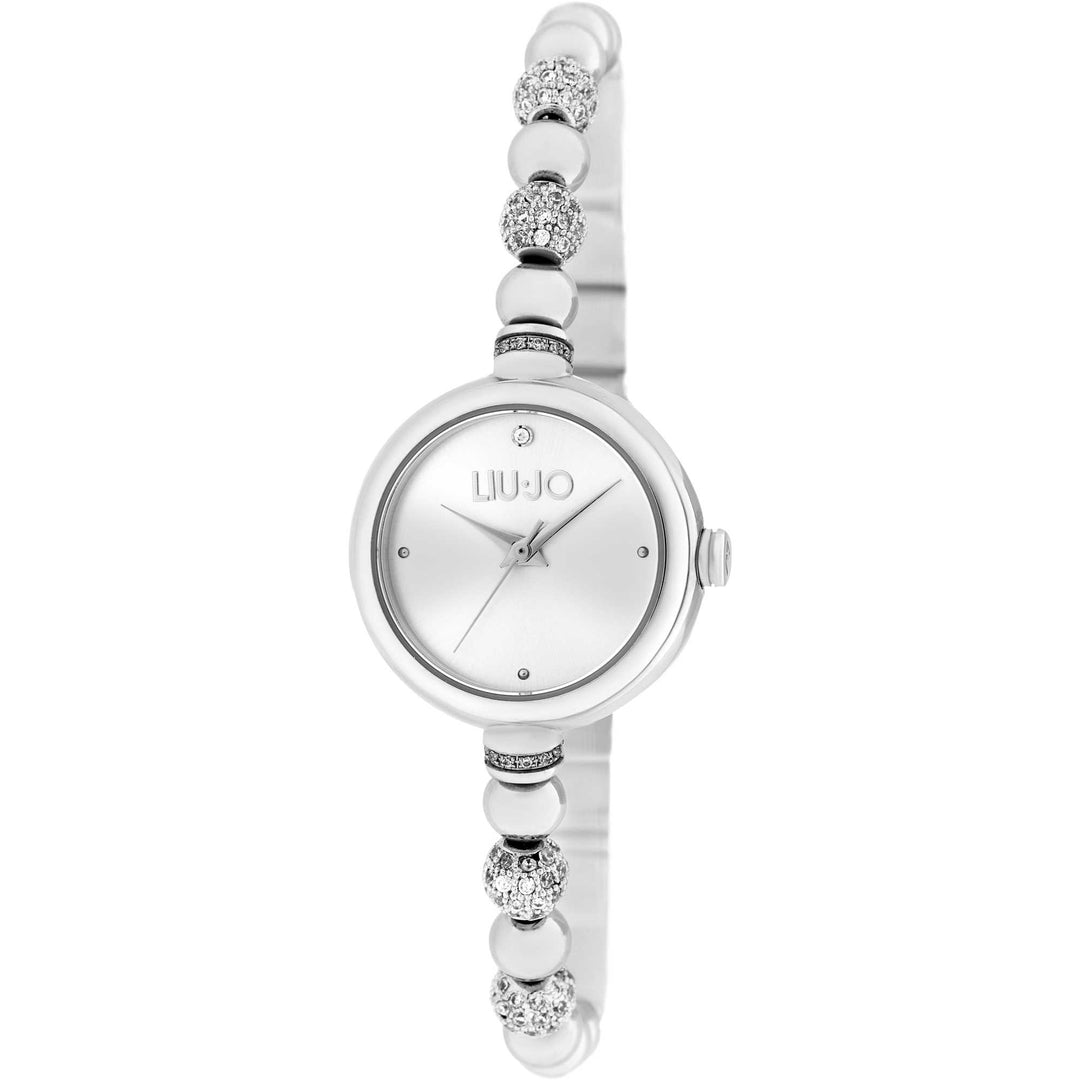 Reloj Liu Jo Boucl ⁇  25 mm de plata de cuarzo de acero TLJ2004
