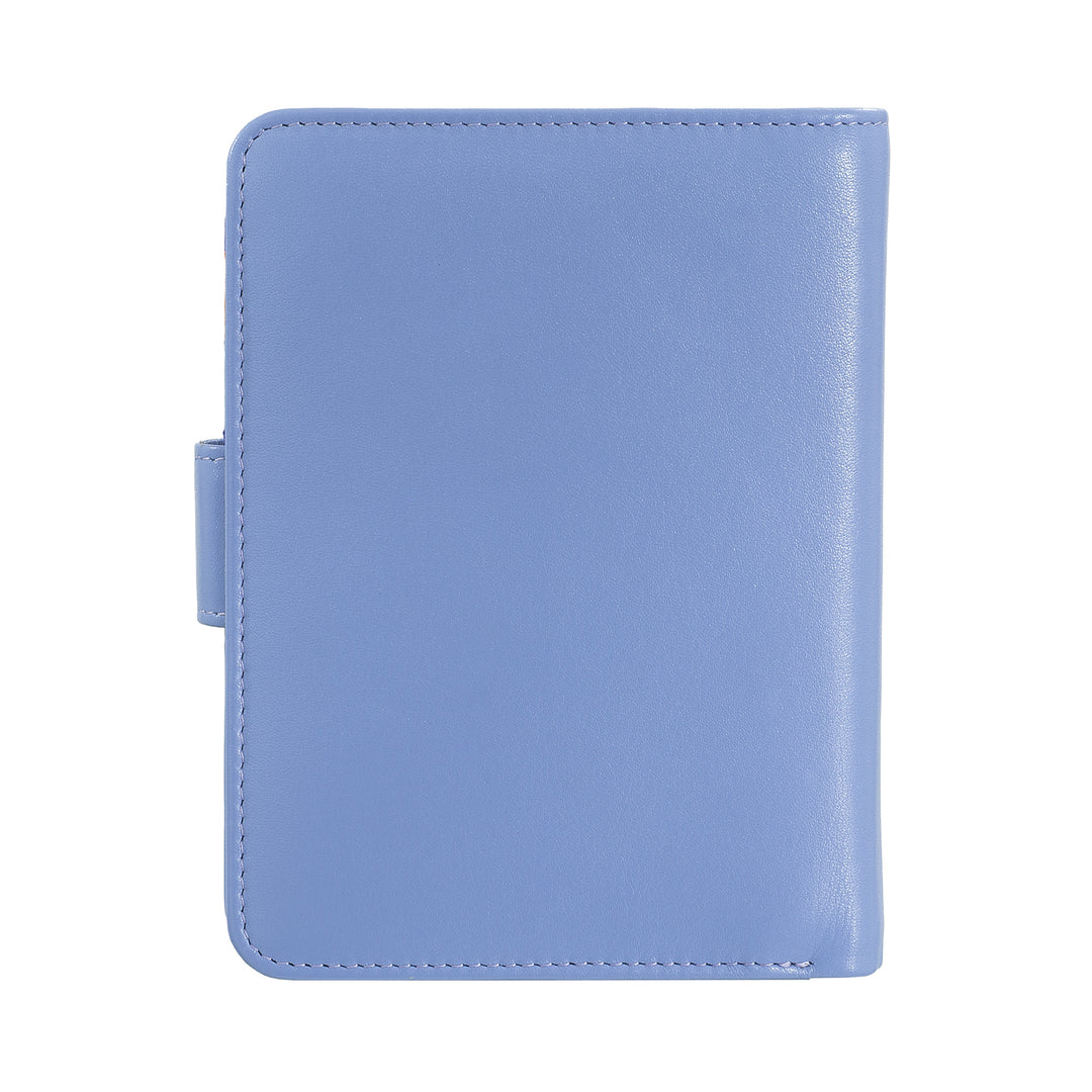 DuDu Portefeuille pour femme en cuir souple coloré RFID avec porte-monnaie Zip et porte-cartes de crédit