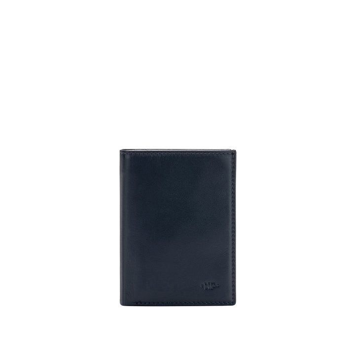 Nuvola leather wallet for men in real vertical nappa leather from 16 courses