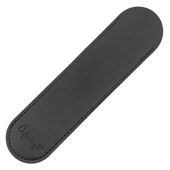 Capedagli -Koffer für 1 glattes schwarzes Leder -Schreibinstrument CPD0001
