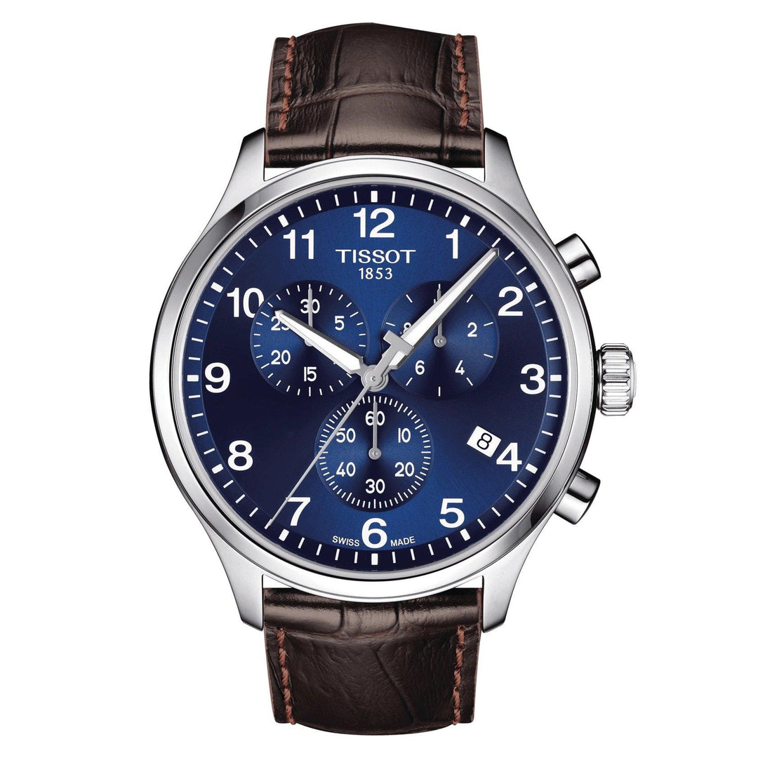 Tissot orologio Chrono XL Classic 45mm blu quarzo acciaio T116.617.16.047.00 - Capodagli 1937