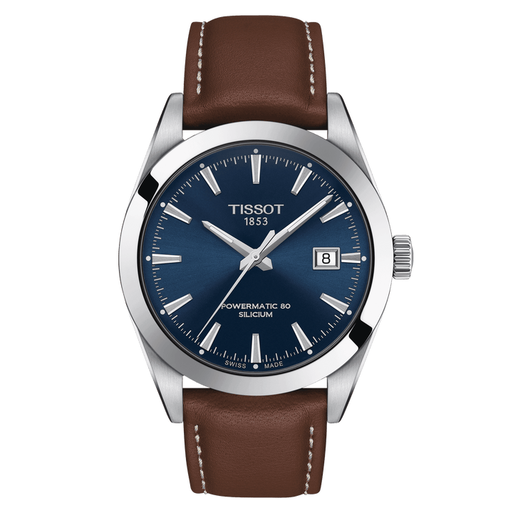 Tissot orologio Gentleman Powermatic 80 Silicium 40mm blu automatico acciaio T127.407.16.041.00 - Capodagli 1937