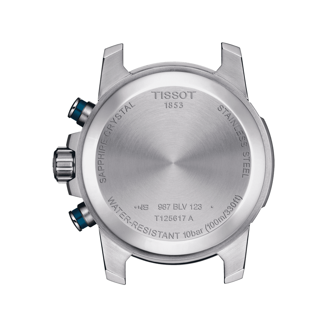 Montre Tissot Supersport Chrono 45.5mm acier quartz bleu T125.617.11.041.00 - Capodagli 1937