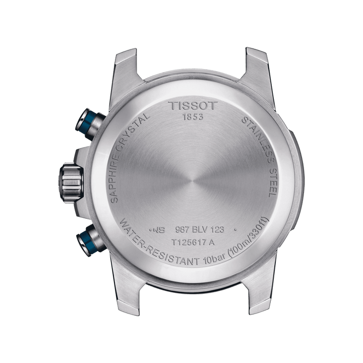 Montre Tissot Supersport Chrono 45.5mm acier quartz bleu T125.617.11.041.00 - Capodagli 1937