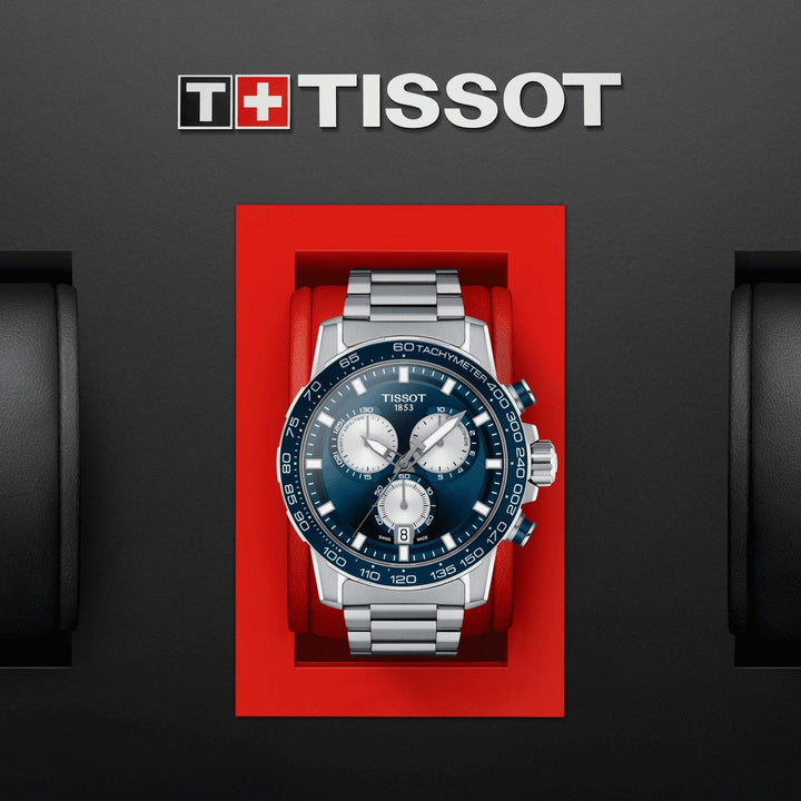 Montre Tissot Supersport Chrono 45.5mm acier quartz bleu T125.617.11.041.00 - Capodagli 1937