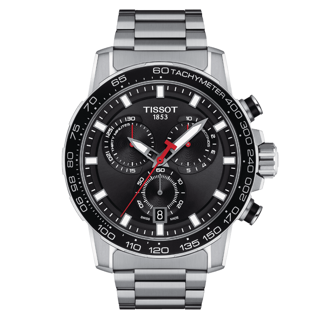 Tissot orologio Supersport Chrono 45,5mm nero quarzo acciaio T125.617.11.051.00 - Gioielleria Capodagli