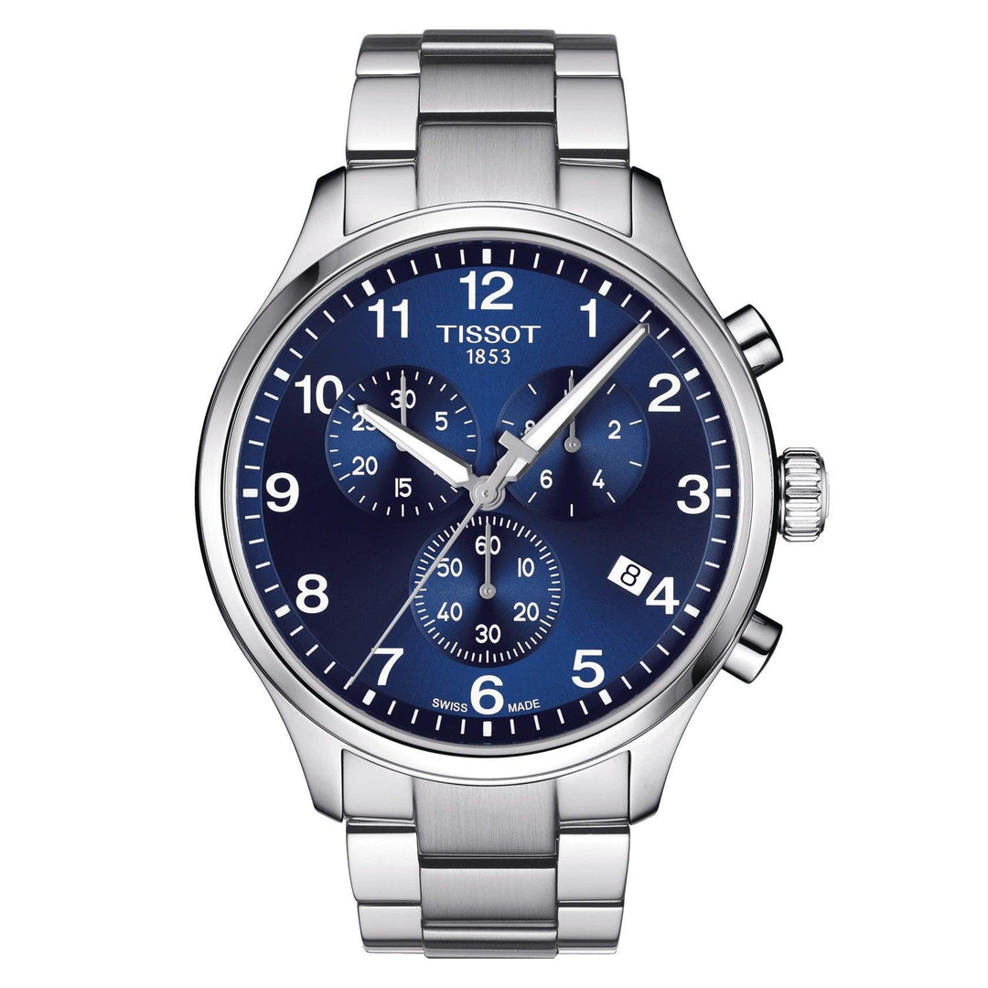 Tissot orologio uomo Chrono XL Classic 45mm quarzo acciaio T116.617.11.047.01 - Gioielleria Capodagli