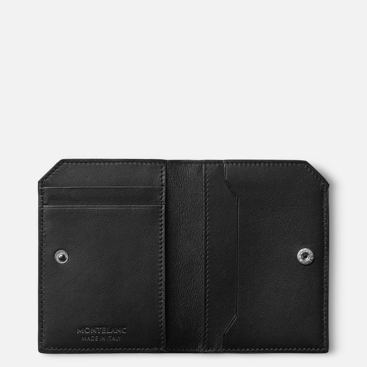 Montblanc mini portafoglio 4 scomparti Meisterstück Selection Soft nero 130050
