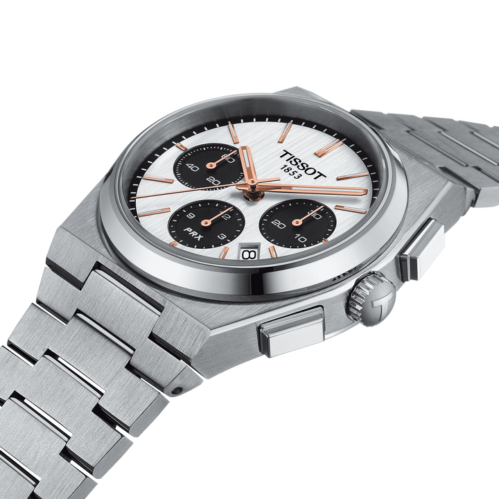 Tissot Watch PRX CRONOGROTO AUTOMÁTICO 42 mm de acero automático blanco T137.427.11.011.00