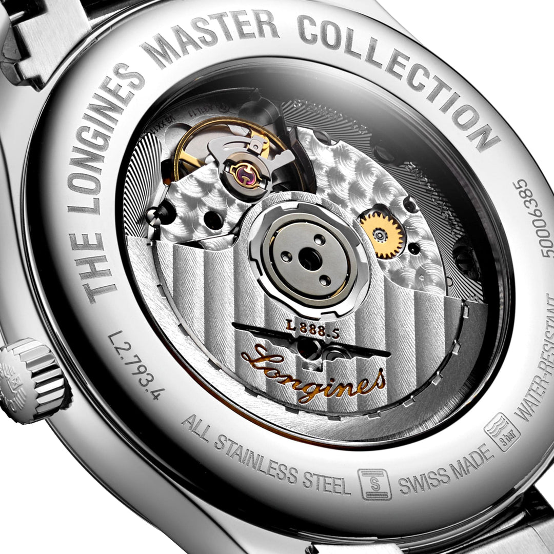 Reloj Longines Master Collection 42mm acero automático negro L2.893.4.59.6